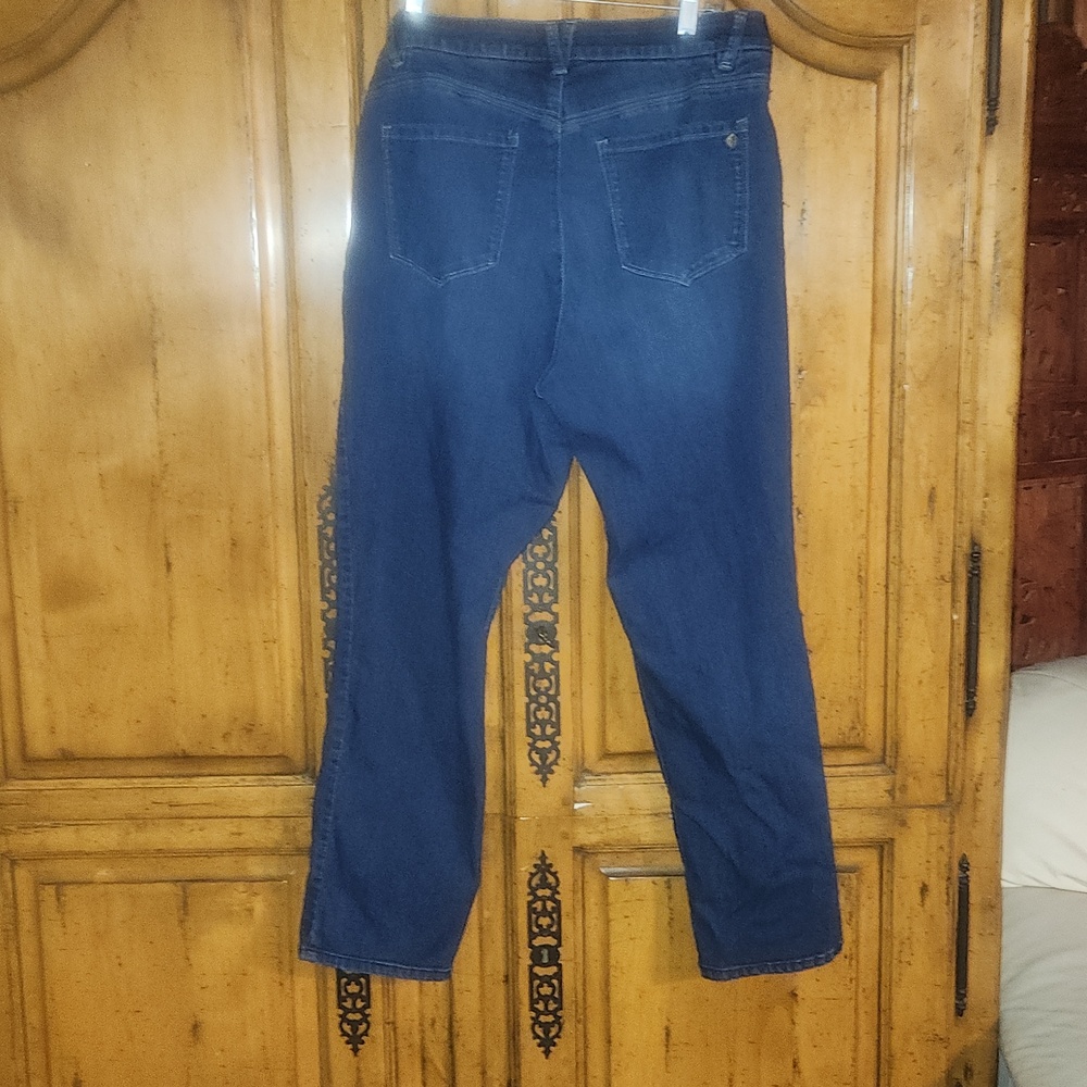Democracy Jeans Absolution High Rise Straight Leg Jeans Sz 18 Gently Used - Picture 2 of 2